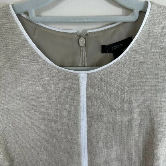J. Crew Linen Career Dress Women's Size 4 - Picture 5 of 13